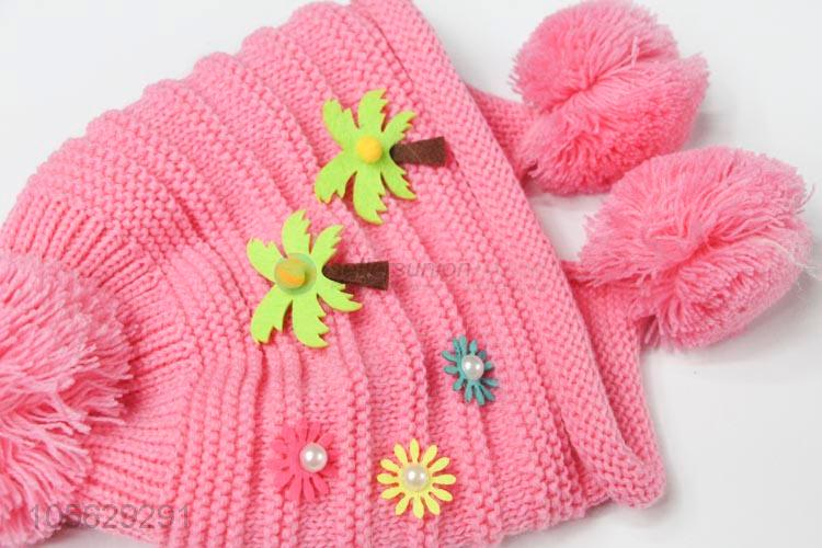 Unique Design Knitted Beanie Cap Baby Warm Hat