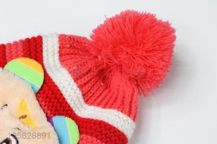 Popular Kids Winter Warm Hat Knitted Earmuffs Hat