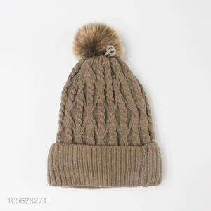 Fashion Pom Pom Hat Ladies Winter Warm Beanie Hats