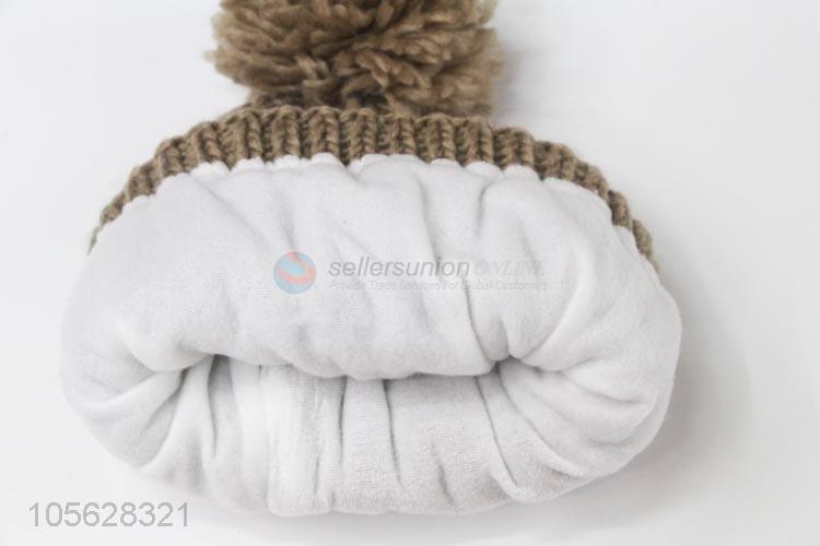 Best Quality Knitted Warm Cap Fashion Ladies Hat