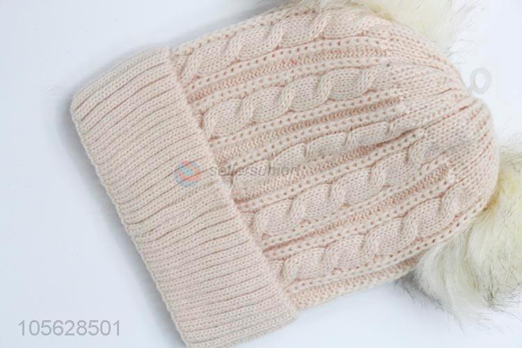 Good Sale Fashion Ladies Knitted Beanie Cap