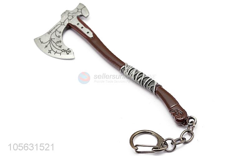 Good Quality Simulation Axe Design Zinc Alloy Key Chain