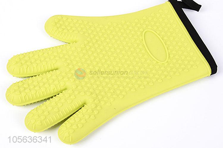 Best Quality 148g Heart Design Double-Deck Add Cotton Insulated Silicone Gloves