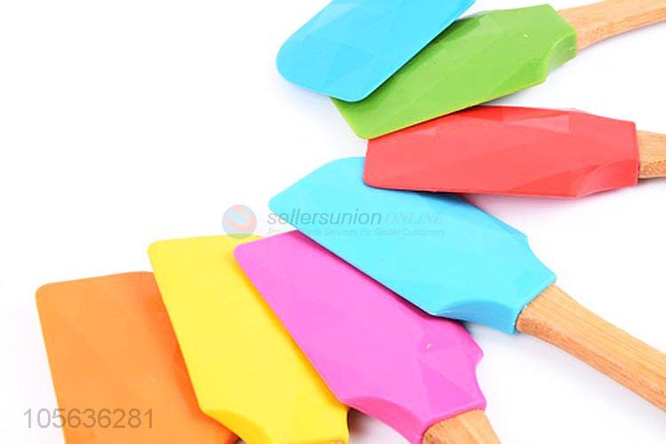 Good Quality Silicone Spatula/Silicone Scraper With Wooden Handle