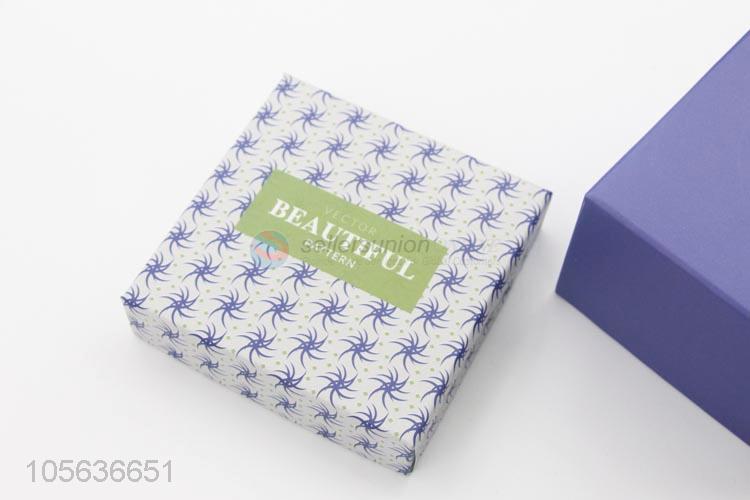 Latest design small printed paper gift box with ribbon