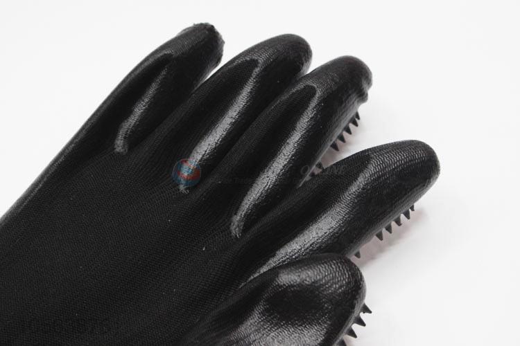 Wholesale five fingers pet grooming gloves massage hair remover cleaning brush