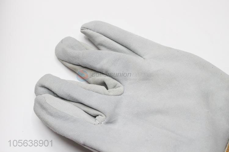 Wholesale custom leather work gloves leather welding gloves