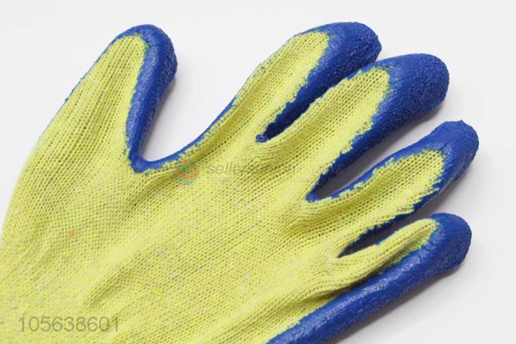 Hot selling latex coated cotton gloves work gloves