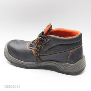 New fashionable genuine leather safety shoes with steel toe