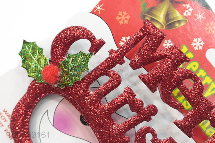 Top Selling Christmas Frame Glasses Ornaments for Party