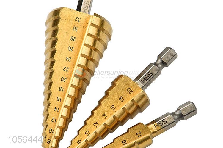 Cheap High-Speed Steel Hexagonal Shank Step Drill Bit Set