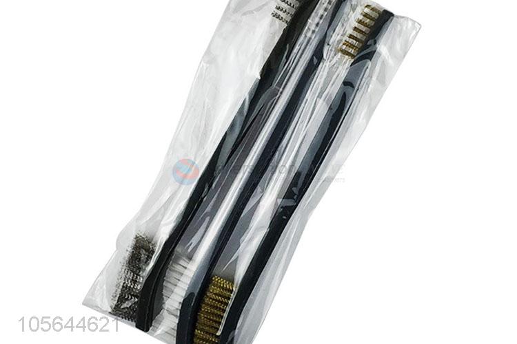 Hot Selling 3 Pieces Double-End Wire Brush Repair Brush