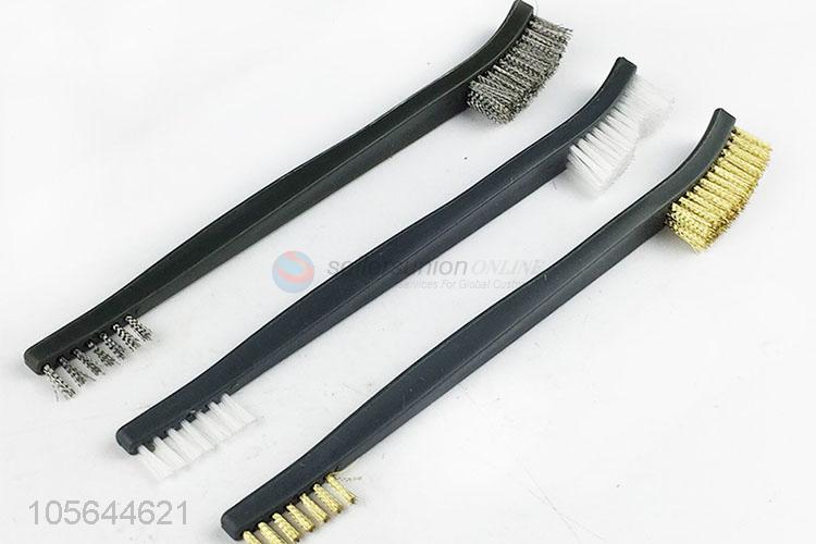 Hot Selling 3 Pieces Double-End Wire Brush Repair Brush