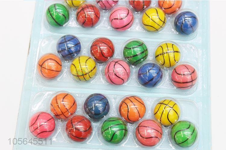 Latest design multicolor rubber stress balls bouncy balls