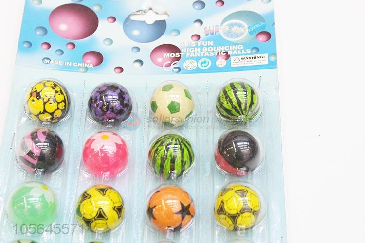 China suppliers high bouncing crystal rubber bouncy balls