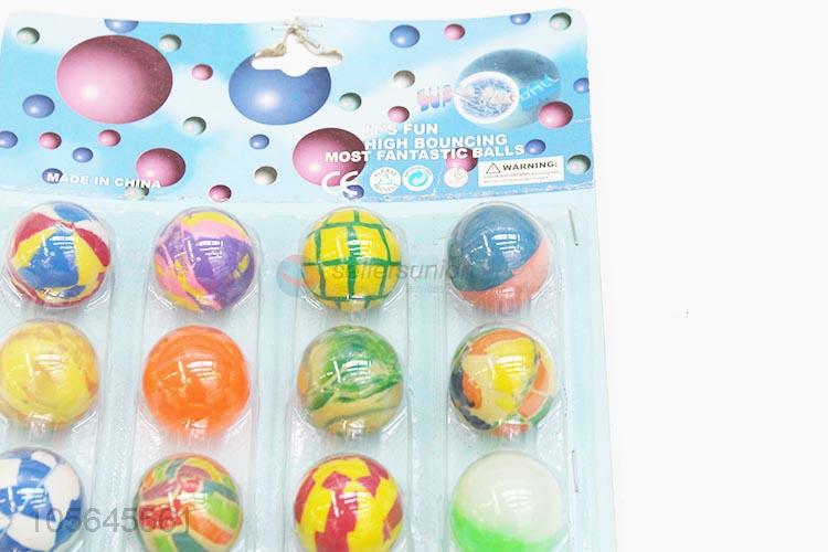 Premium quality wholesale price rubber mix color bouncy balls