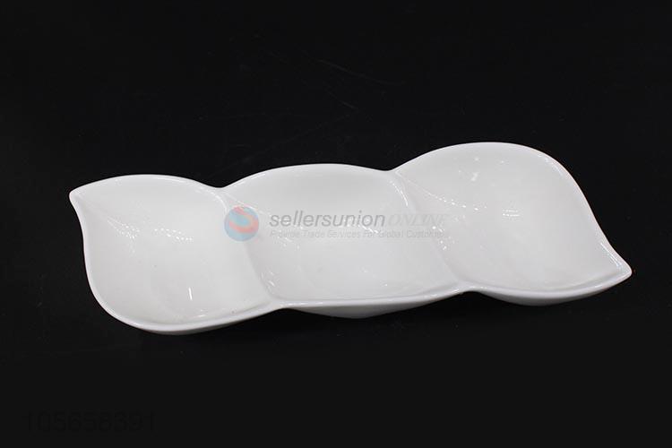 Best Quality White Ceramic Plate Household Decorative Plate