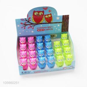 Factory Export Owl Shape Pencils Sharpener For Kids School Supplies