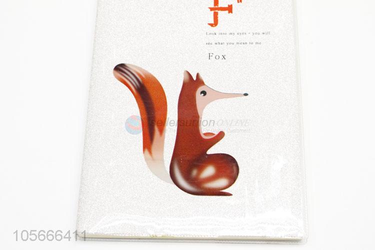 Factory Export Cartoon Fox Students Diary Office School Supplies