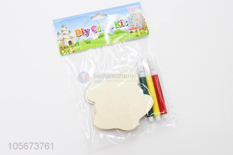 Creative Design Tiger Face DIY Coloring Wooden Craft Kit