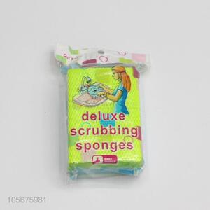 Promotional cheap heavy duty kitchen scouring pads/cleaning sponges