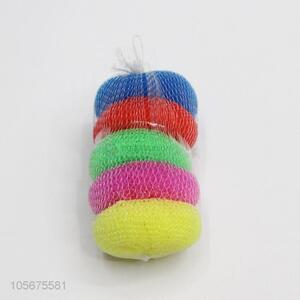 Best sale kitchen cleaning ball wire mesh scrubber sponge plastic scourer