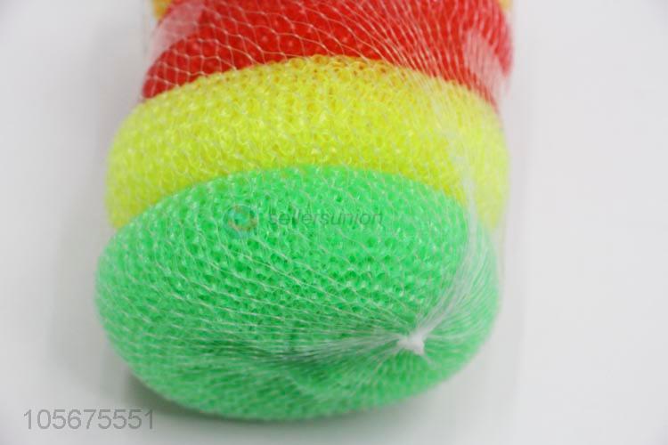 Top manufacturer strongly removal dish washing kitchen plastic mesh cleaning balls