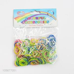 Best Price 200 Pieces Colorful Rubber Band Fashion DIY Bracelet Accessories