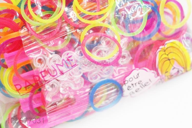 Good Quality 200 Pieces Colorful Rubber Band Best DIY Bracelet Accessories