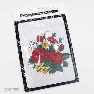 High Quality Traditional Needlework Fashion Cross-Stitched Embroidery