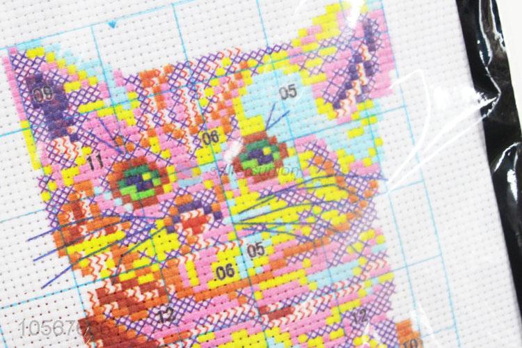 Wholesale Cat Pattern Cross-Stitched Embroidery