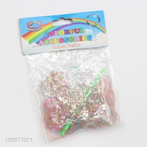 High Quality 200 Pieces Colorful Rubber Band For DIY Bracelet Accessories