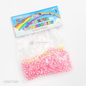 Custom Educational DIY Bracelet Set 200 Pieces Rubber Band