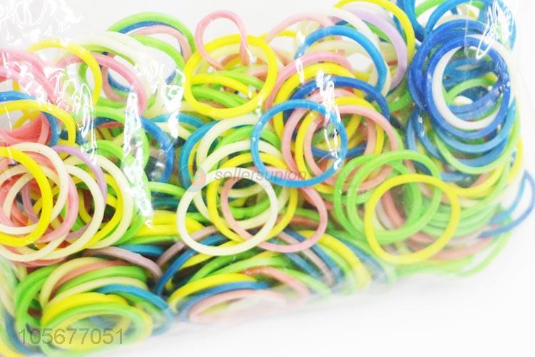 Best Price 200 Pieces Colorful Rubber Band Fashion DIY Bracelet Accessories