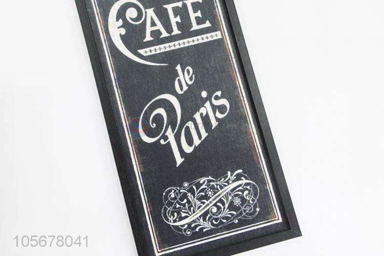 Cheap and High Quality Wall Hanging Decoration MDF  Picture Frame for Kitchen