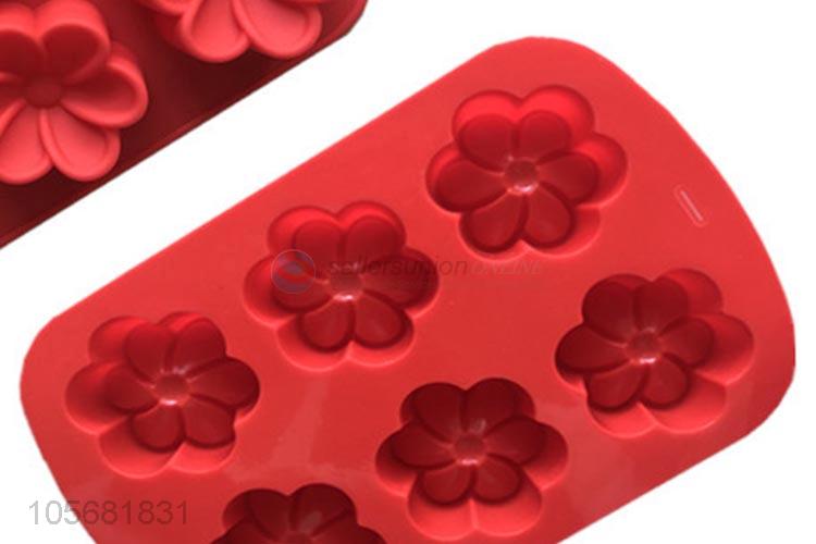 Cool Design Flower Shape Silicon Cake Mould Best Baking Tool