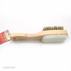 Unique Design Double-Side Shoes Brush With Cotton