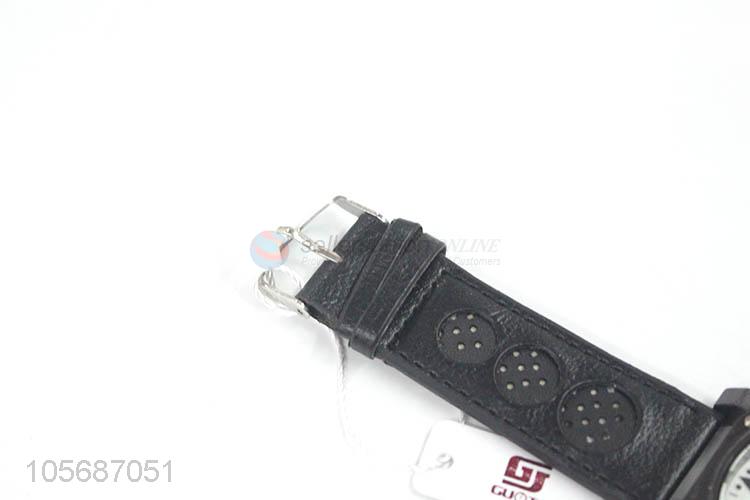 Factory Supply PU  Leather Watchband Alloy Watch