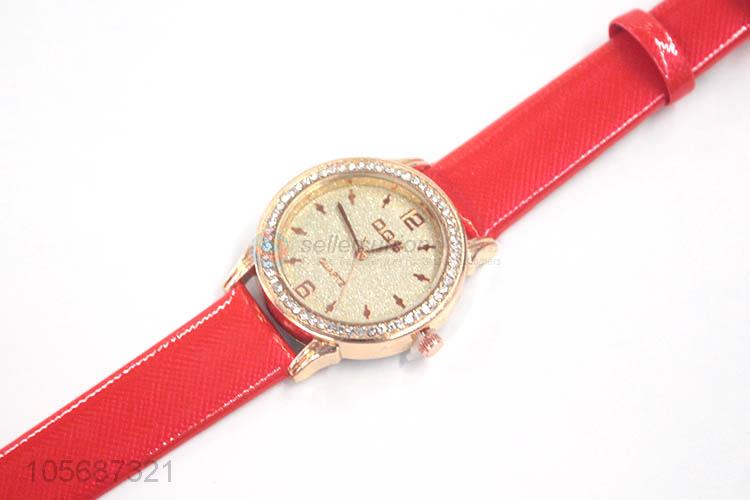 New Design Colorful Watchband Alloy Watch For Women