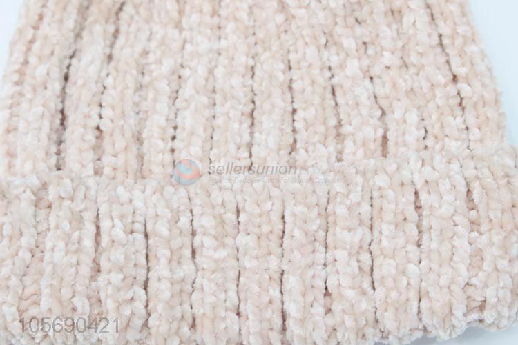 Popular Promotional Women Girls Winter Warm Knitting Hat