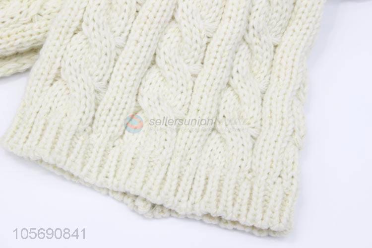 Top Selling  Children Fashion Knitting Hat Scarf Sets