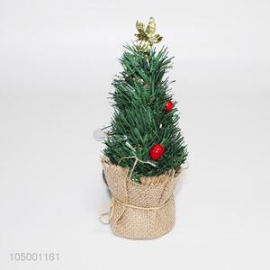 Latest Design 21cm Angel Xmas Tree in Hessian Bag