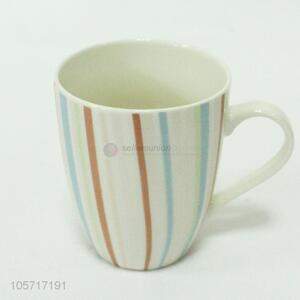 Hot Sale Stripe Ceramic Water Cup