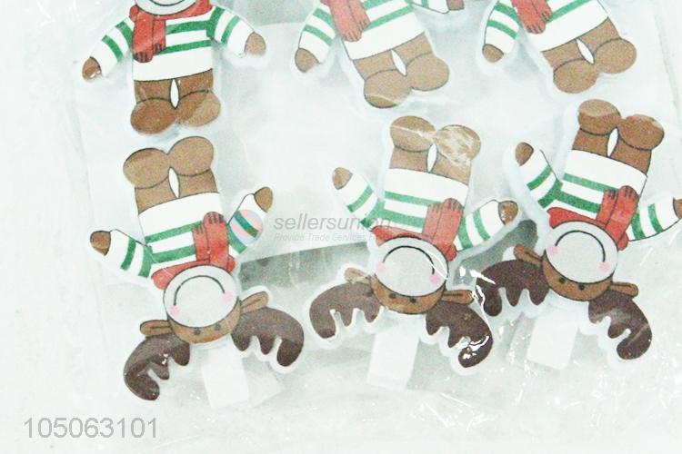 XMAS DECORATION,6PCS CLIPS 3.5-4.5CM