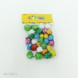 Colorful 30pcs Party Hair Balls