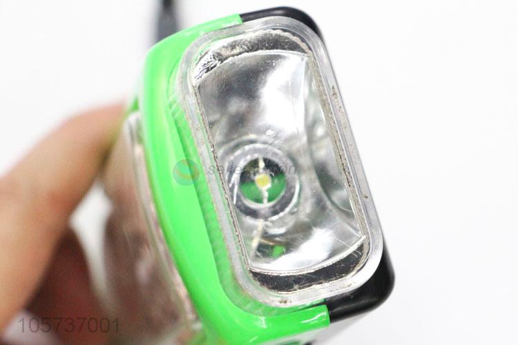 Delicate Design Battery Flashlight Plastic Handlamp