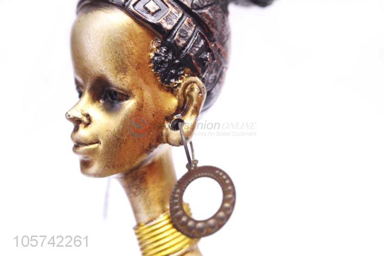 Reasonable Price Modern Abstract Resin Craft African Women Figurine