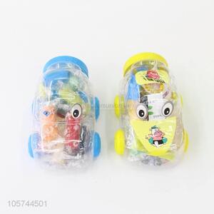 Cartoon Car Packaging Play Dough Set For Children