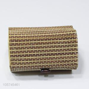 Top manufacturer bamboo curtain style jewelry box jewelry case