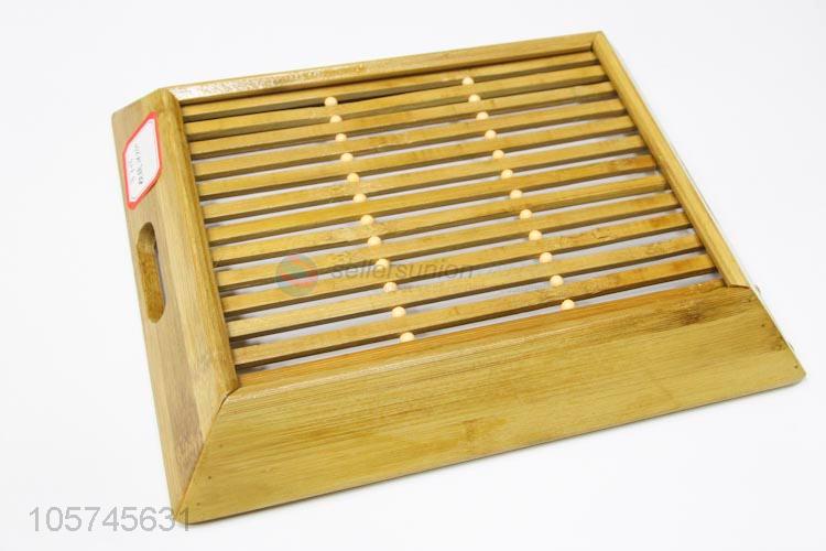 Best quality bamboo serving tray food tray with handles